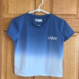 Hollister Short Sleeved Crop Top